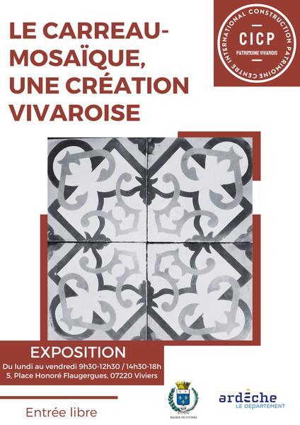 Exposition sur le Carreau-Mosaïque, une création Vivaroise_Viviers