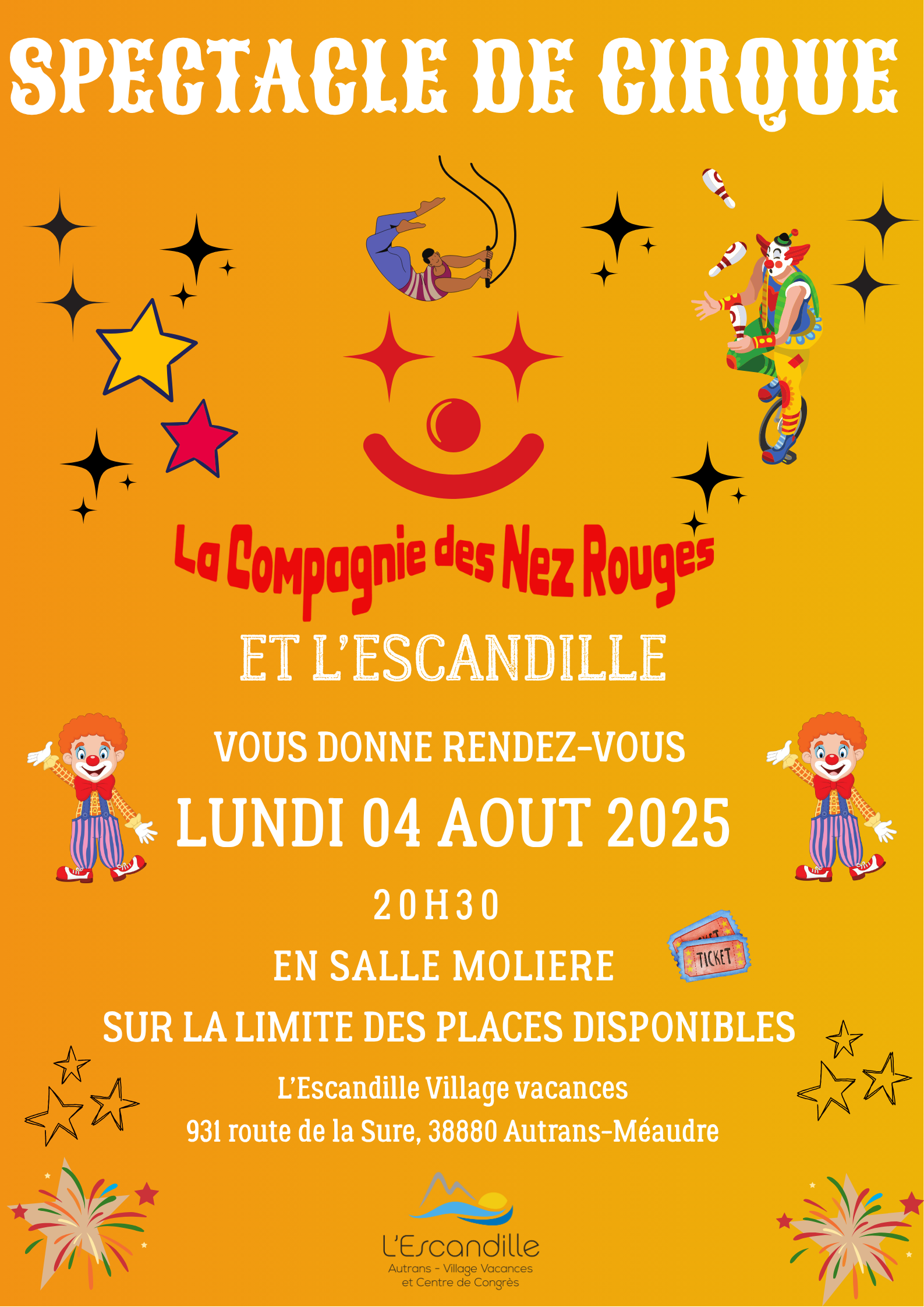 Spectacle de cirque : la compagnie des nez rouges
