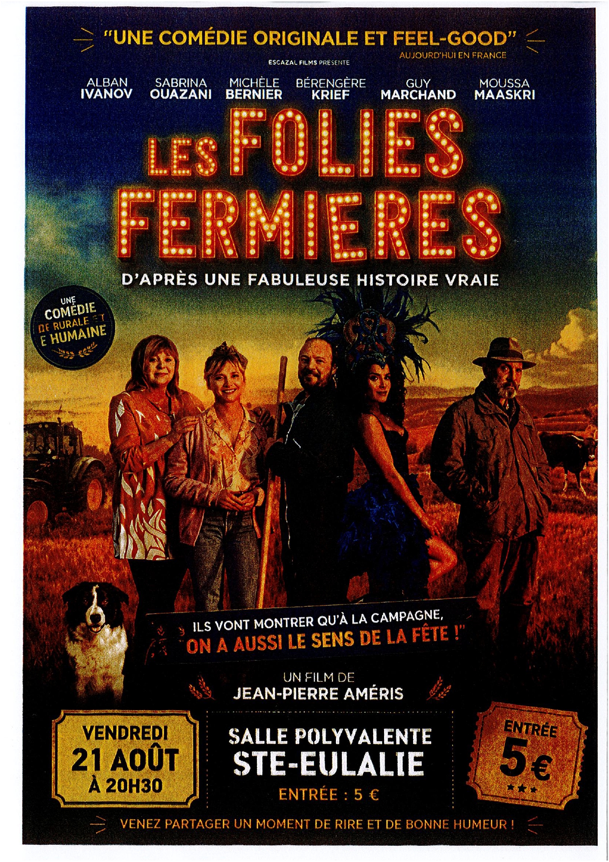 Diffusion film " Les folies fermières "