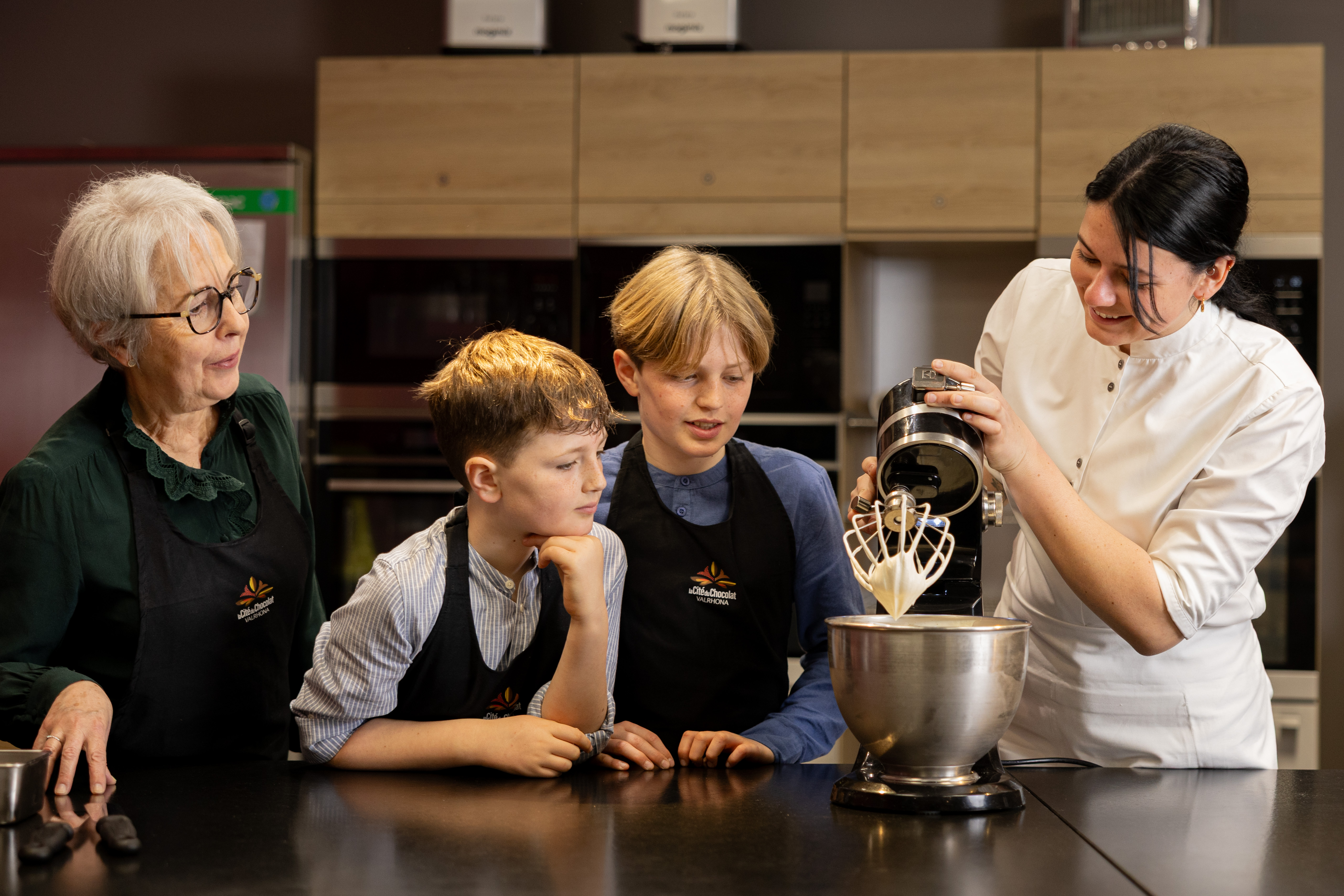 Atelier de pâtisserie Ecole Gourmet de la Cité du Chocolat Valrhona