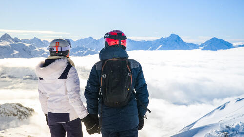 La crête du Signal - balade en raquettes depuis Villard-Reculas