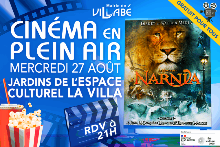 Cinéma en plein air à La Villa