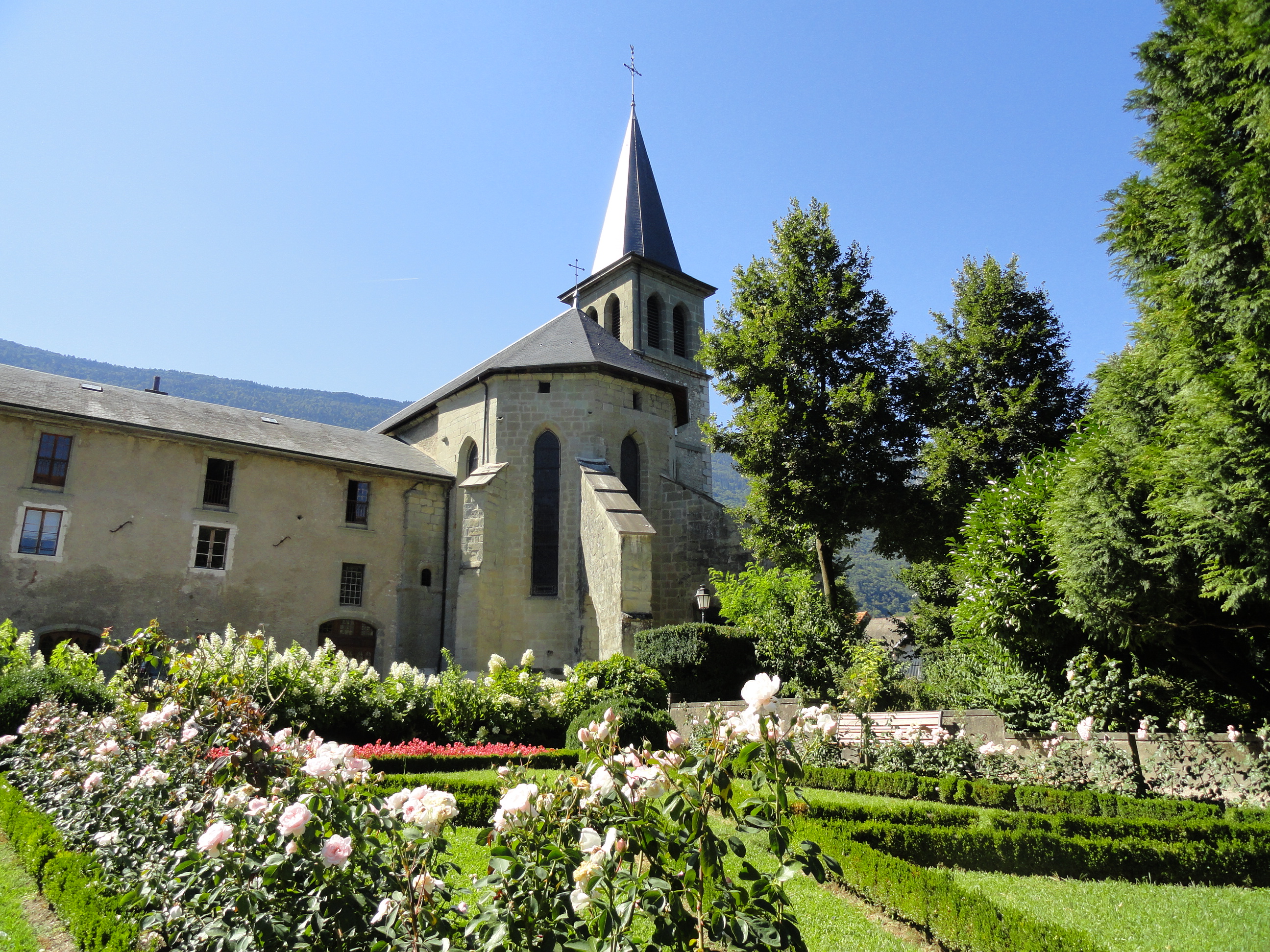 Le Bourget-du-Lac, prieuré, jardins, ©D. Dereani, Fondation Facim (39)