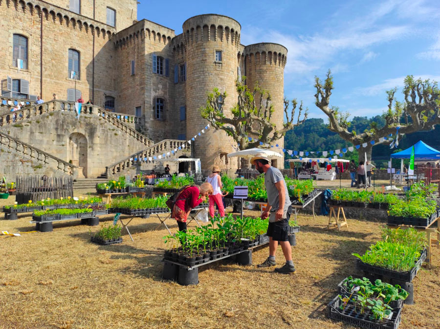Fête des Plantes au Château de Largentière
