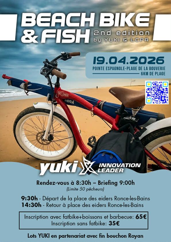 Beach Bike and Fish - surf casting