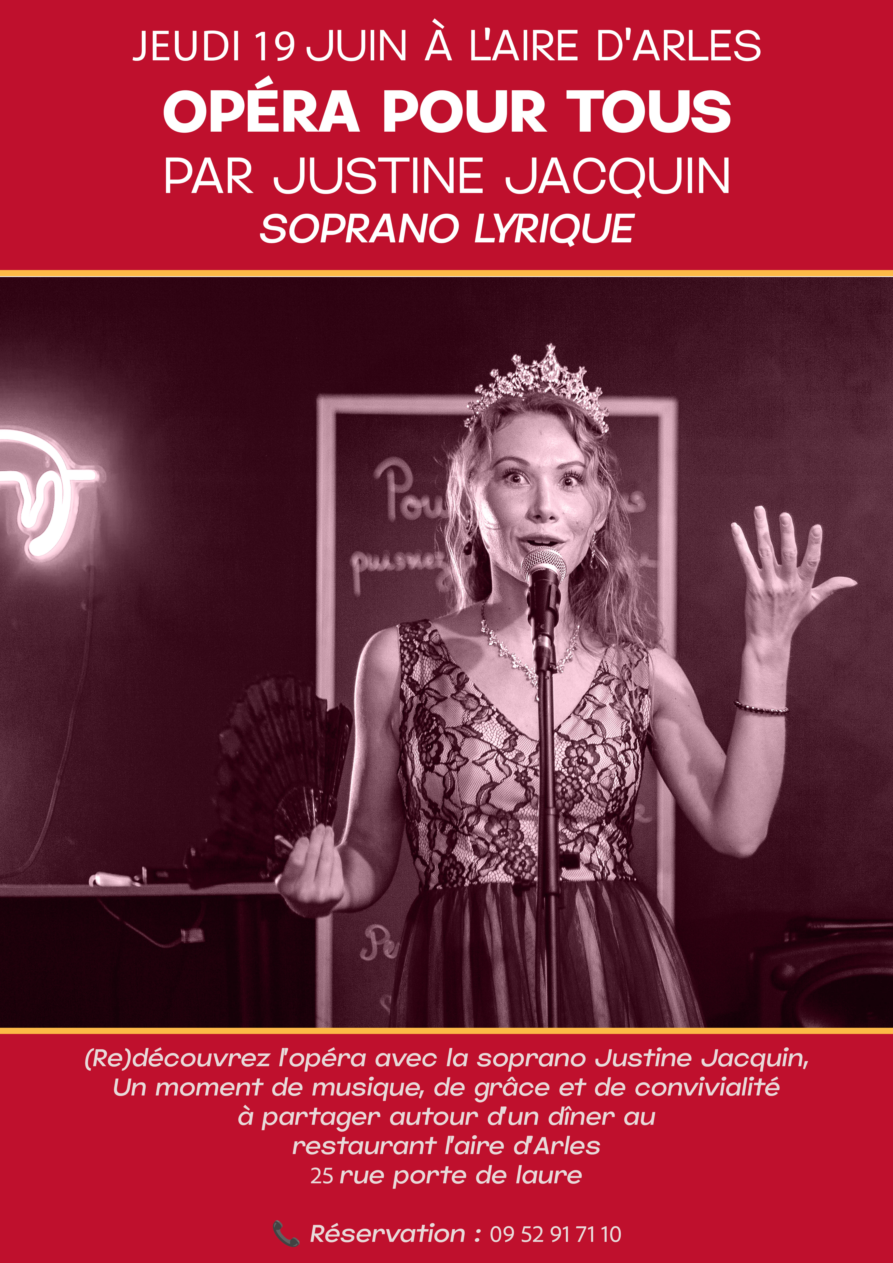 Dîner-Spectacle – Opéra pour tous