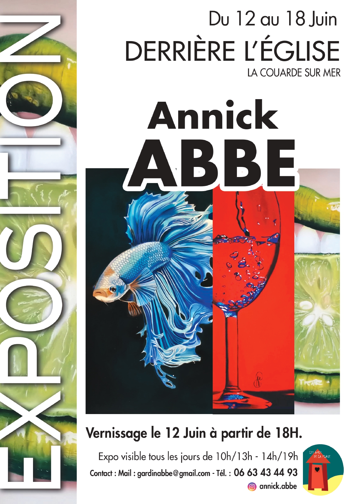 Exposition de l'artiste Annick Abbe