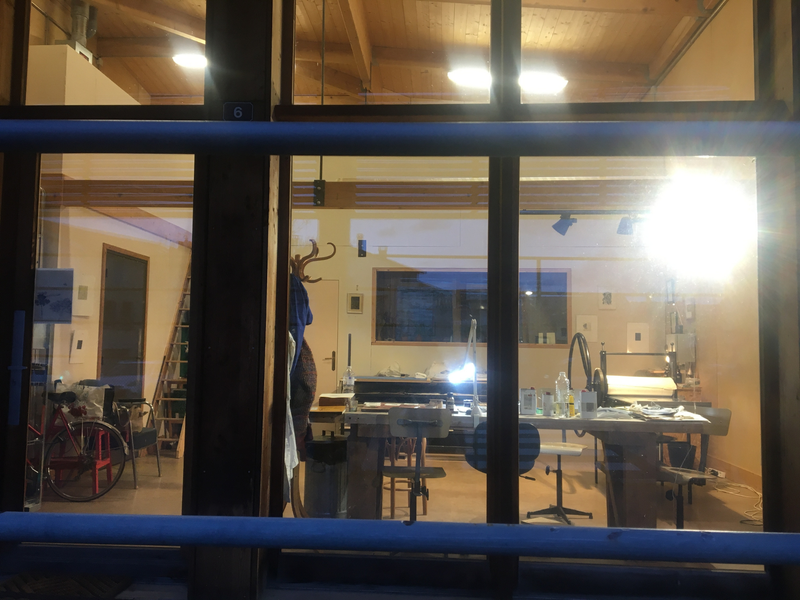 Stage de gravure - Les heures bleues_Chazelles-sur-Lyon