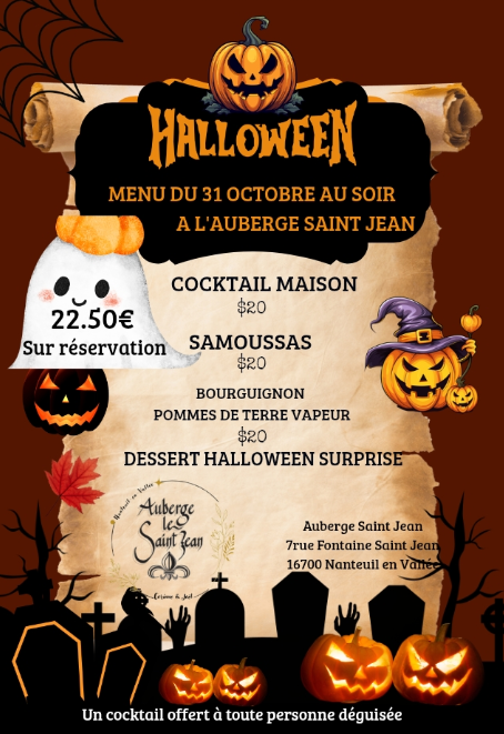 Soirée halloween_Nanteuil-en-Vallée