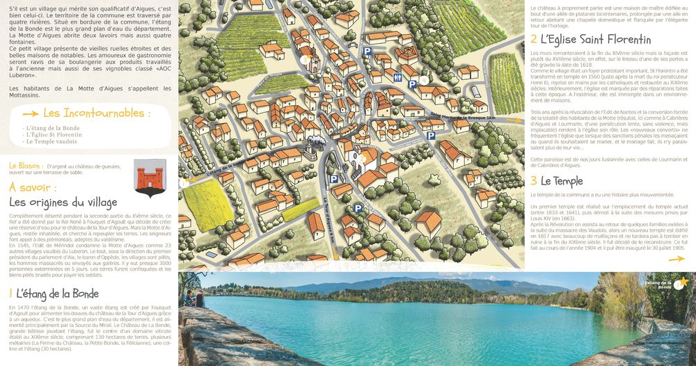 La Motte d'Aigues plan