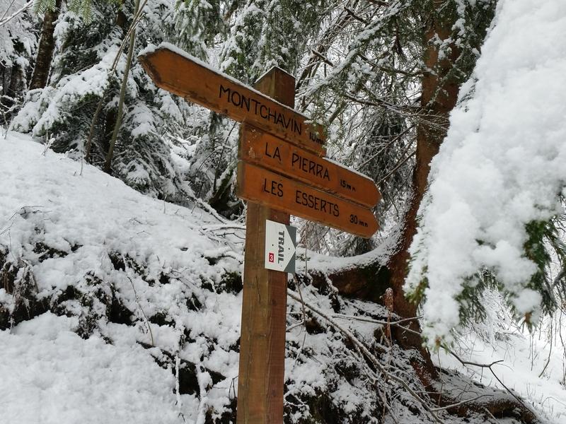 Itinéraire raquette 