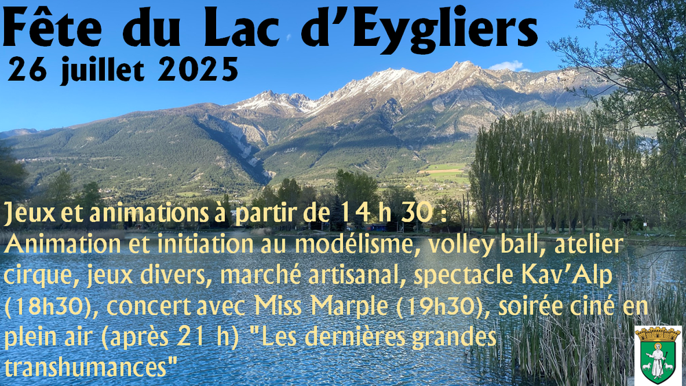 - © Mairie Eygliers Fête du lac d'Eygliers_Eygliers - © Mairie Eygliers