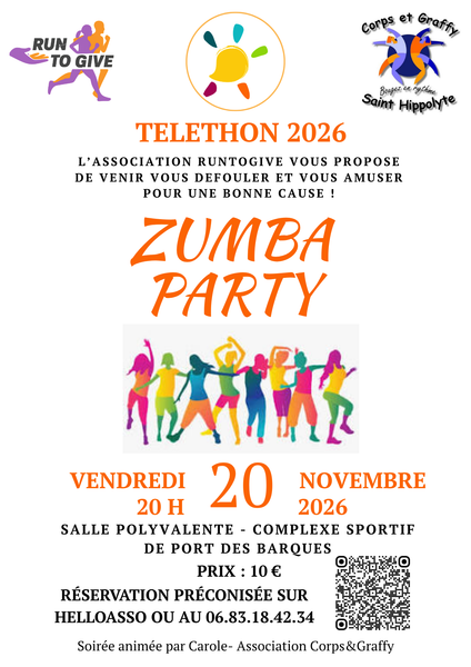 Zumba party téléthon