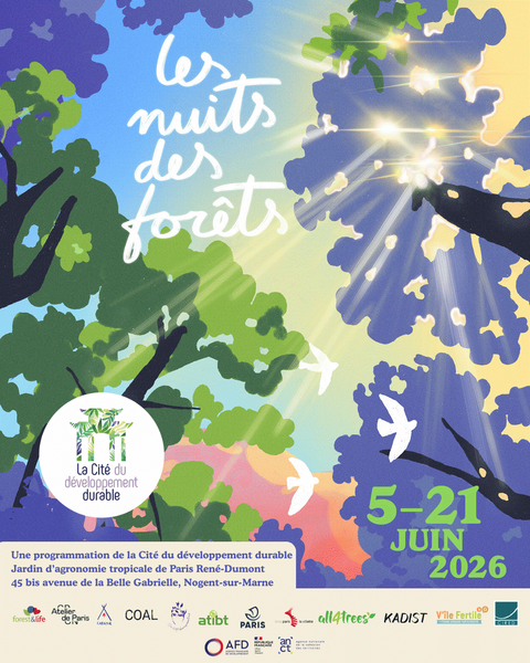 Affiche du Festival : La Nuit des Forêts au Jardin d'Agronomie Tropicale 