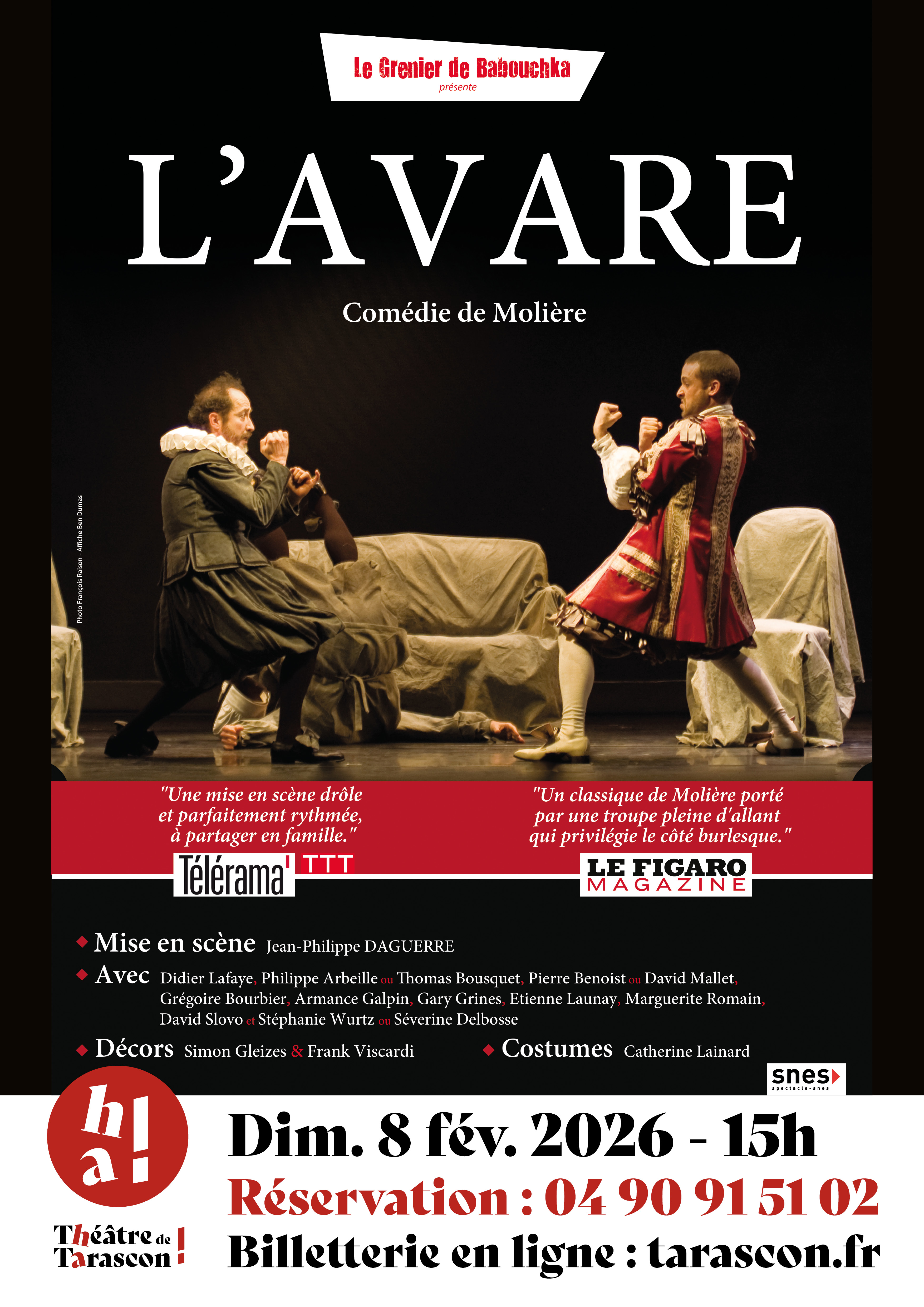 Au Théâtre "L'Avare" de Molière