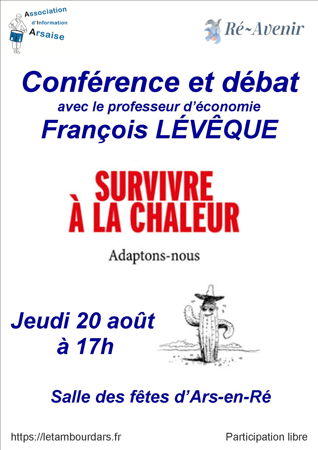 Conférence et débat - Survivre à la chaleur
