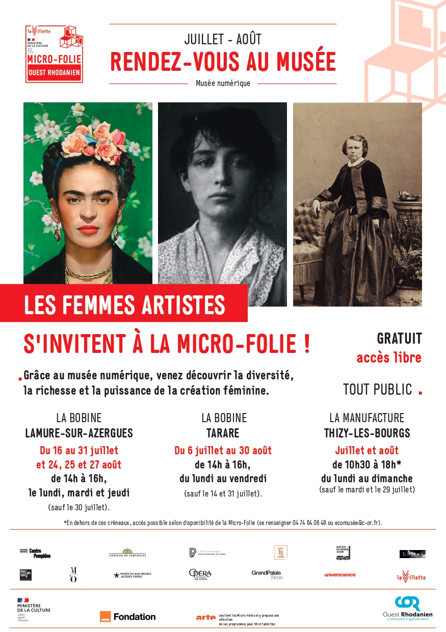 LES FEMMES ARTISTES S'INVITENT À LA MICRO-FOLIE !_Thizy-les-Bourgs
