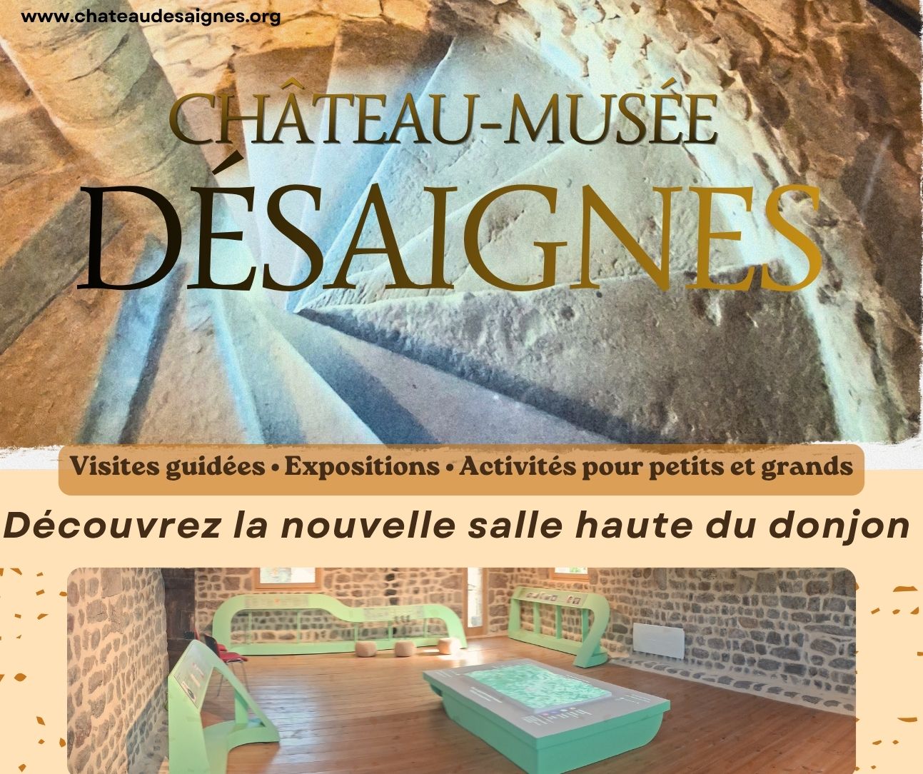 Visites commentées du Château-Musée de Désaignes