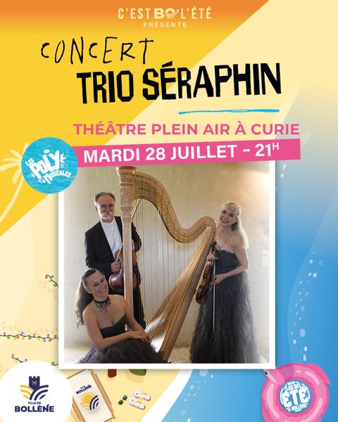 Festival Les Polymusicales : Concert trio Seraphin_Bollène