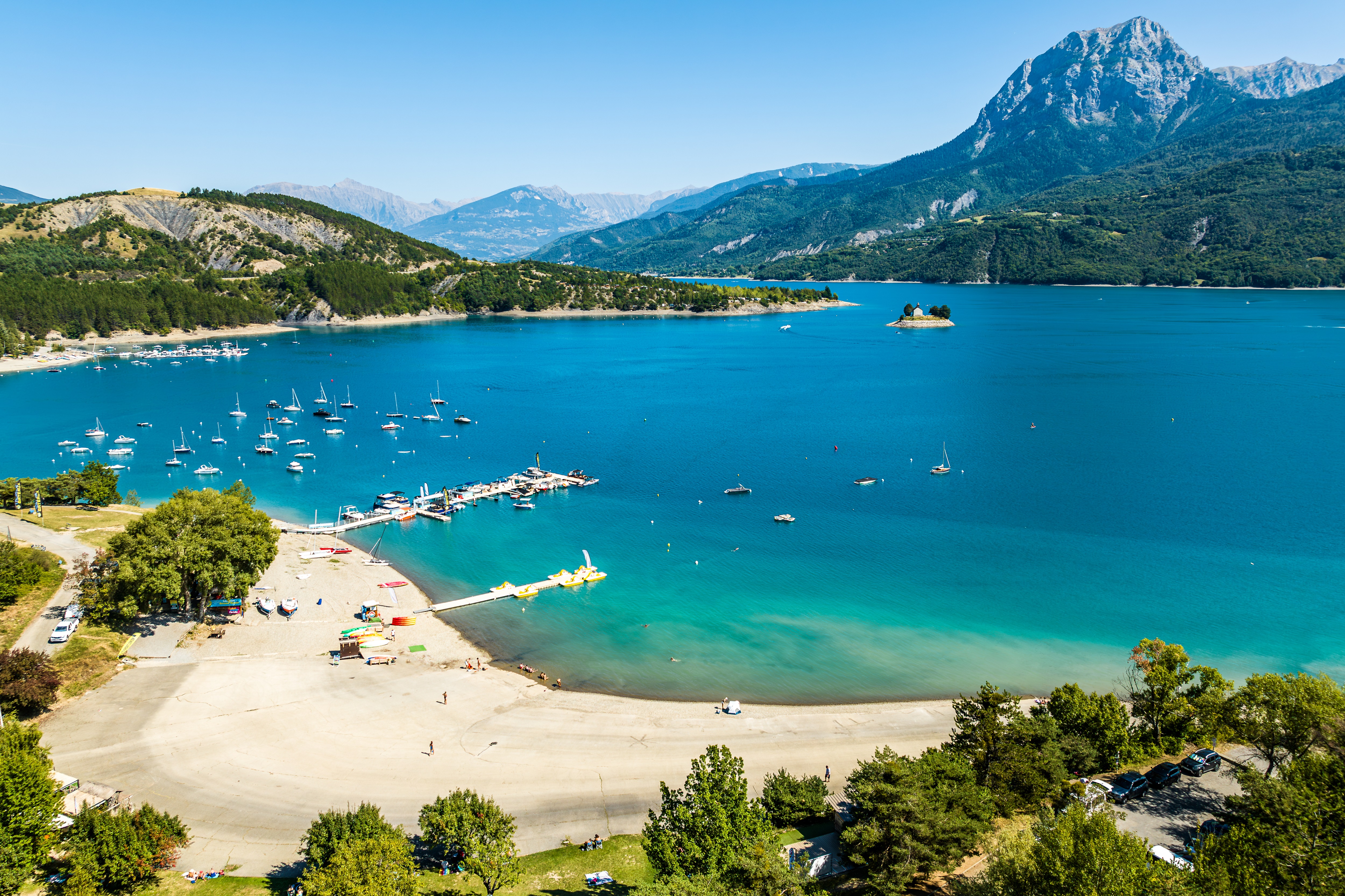 Plage des Pommiers, Baie St-Michel - Chorges