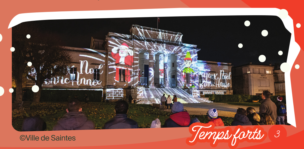 Noël Saintais - Mapping de Noël