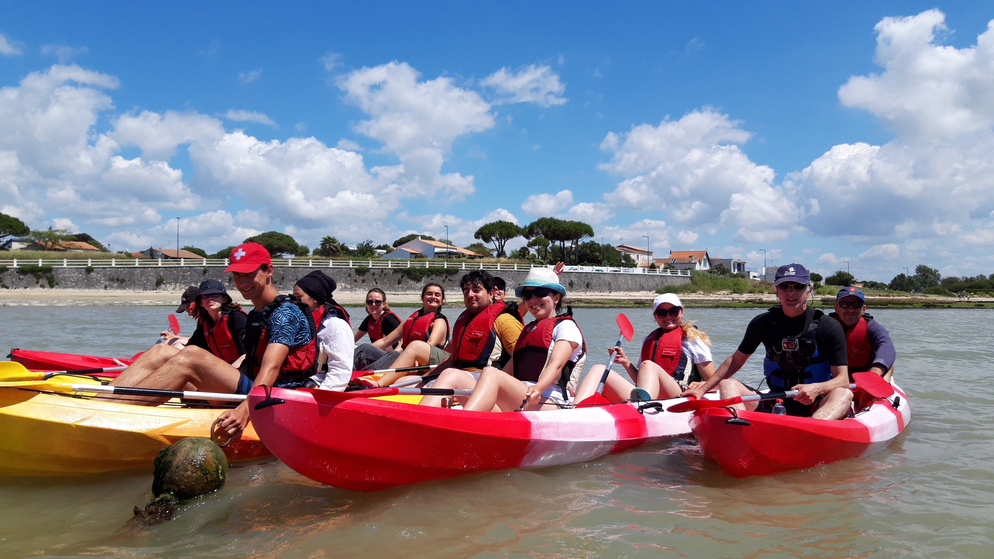 Kayak découverte 17: Balade nautique en kayak de mer de 2 h sur le littoral charentais