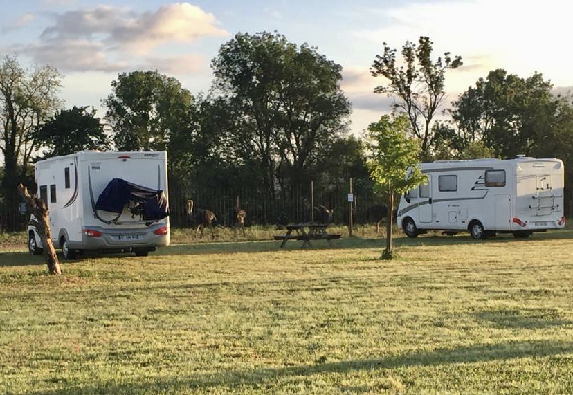 Aire de Camping-cars Ferme de l'Autruche Drômoise — photo 3