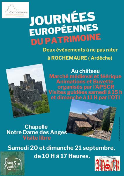Journées du patrimoine au château de Rochemaure_Rochemaure