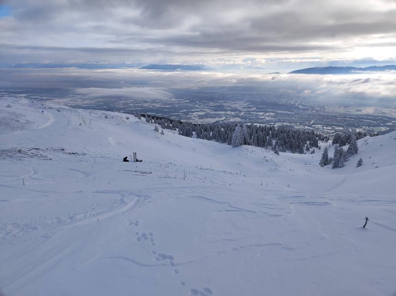 Sentier raquettes : des Bergers au Crêt de la Neige_Crozet