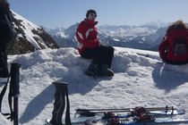 Ski alpin à 3 kms, vue du Mont Blanc, Bernex
