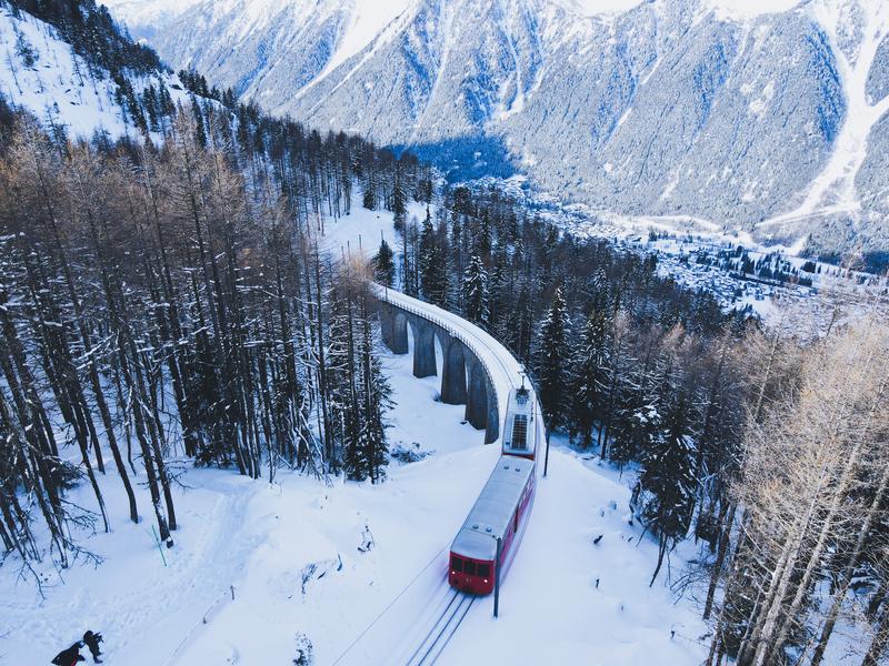 Mer de Glace et train du Montenvers