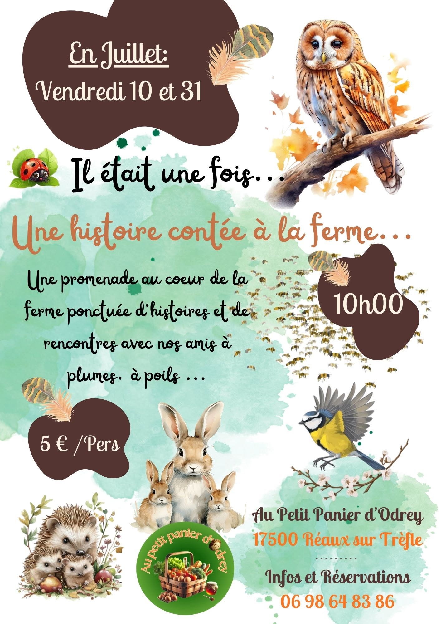 Il était une fois... une histoire contée à la ferme...