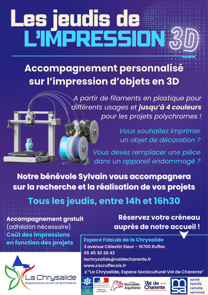 Les jeudis de l'impression 3D