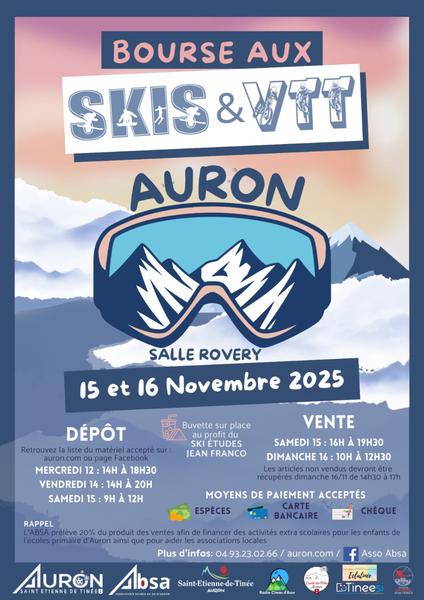 Bourse aux skis et VTT d'Auron_Auron