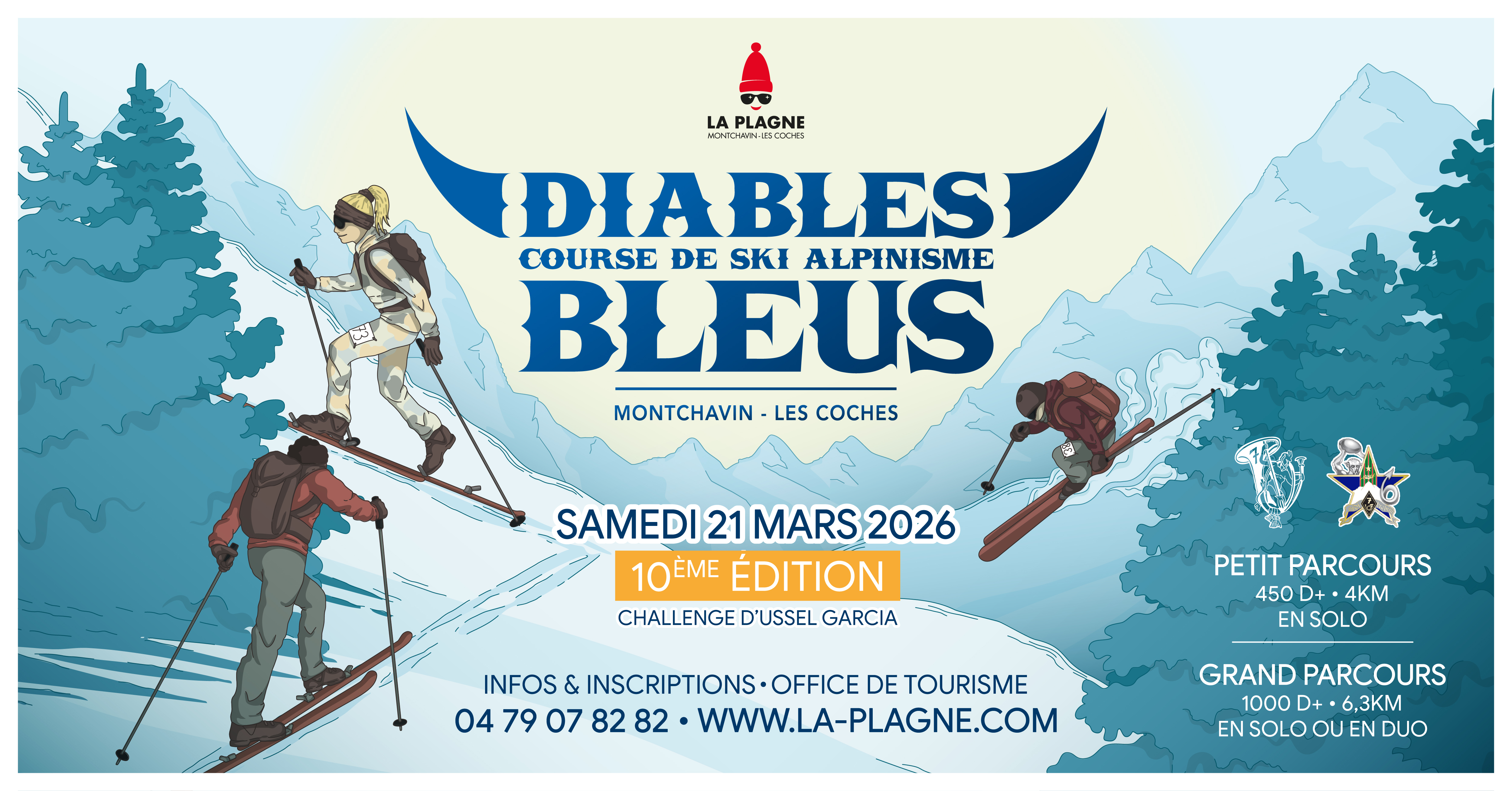 10e édition de la course de ski alpinisme "Les diables bleus"