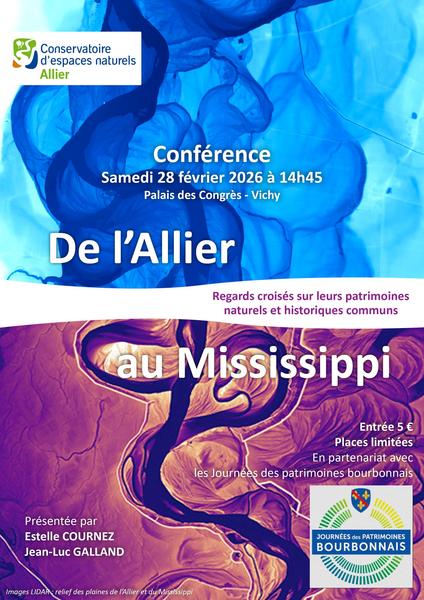 Conférence "de l'Allier au Mississippi"