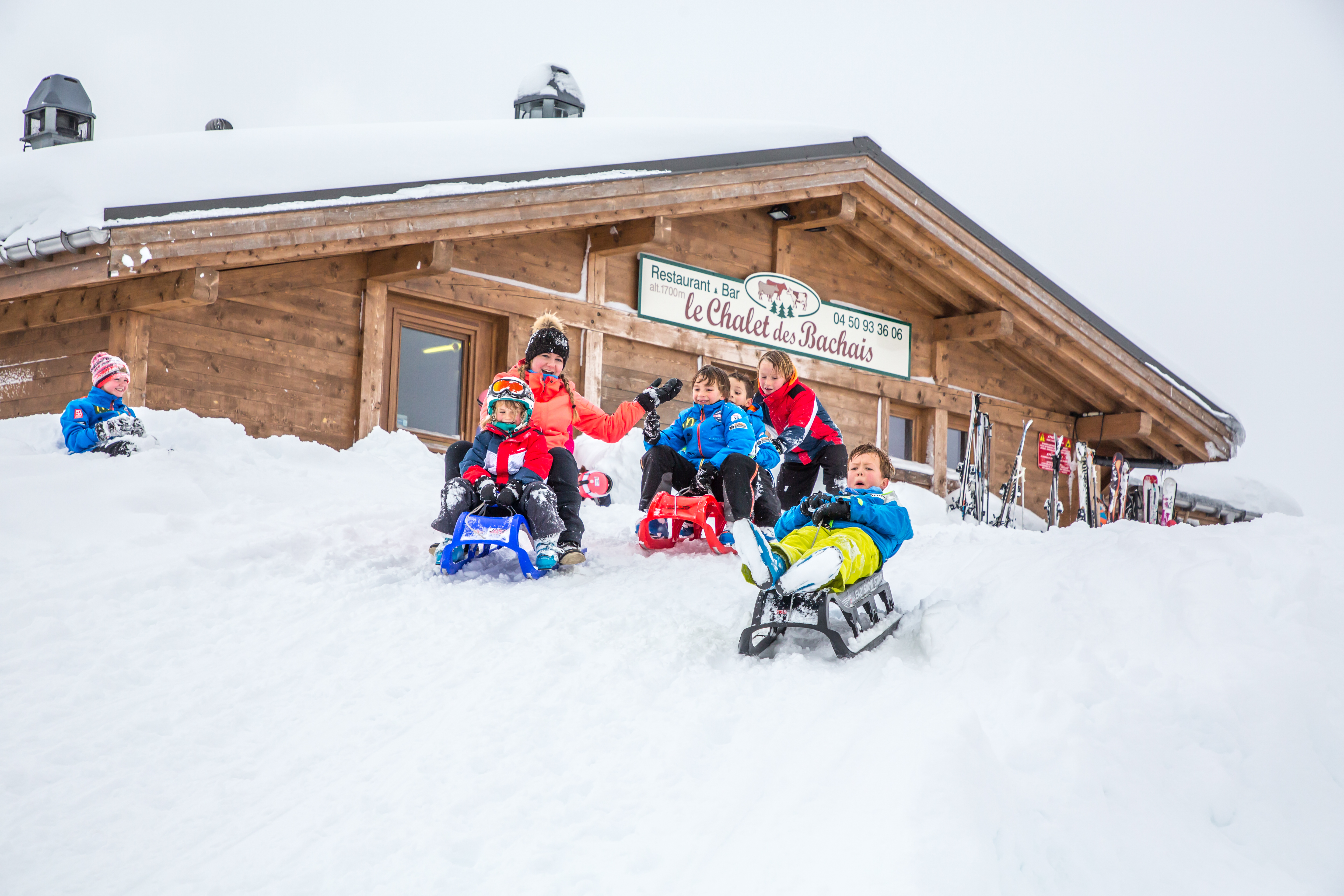 Chalet des Bachais - montée motoneige et repas