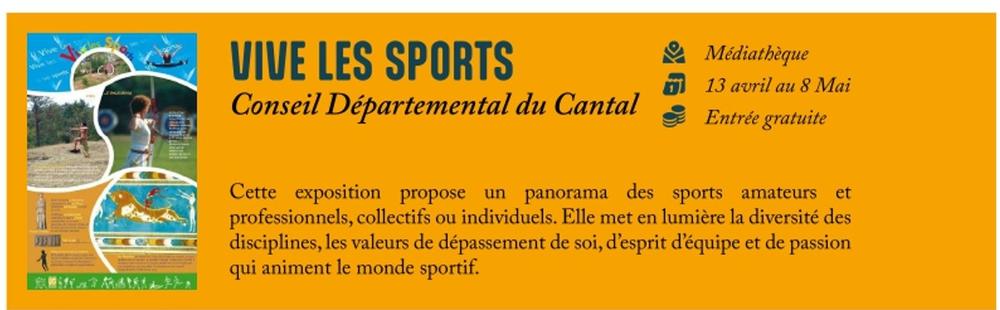 Exposition - Vive les sports