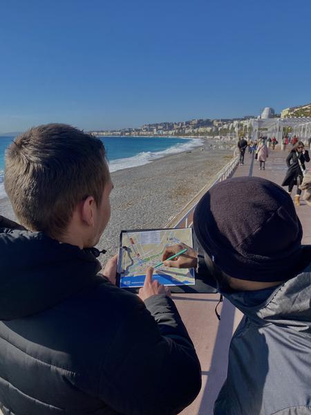 Jeu de piste à Nice Promenade des Anglais