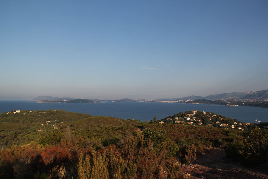 Vue sur le Cap Sicié et Saint Mandrier