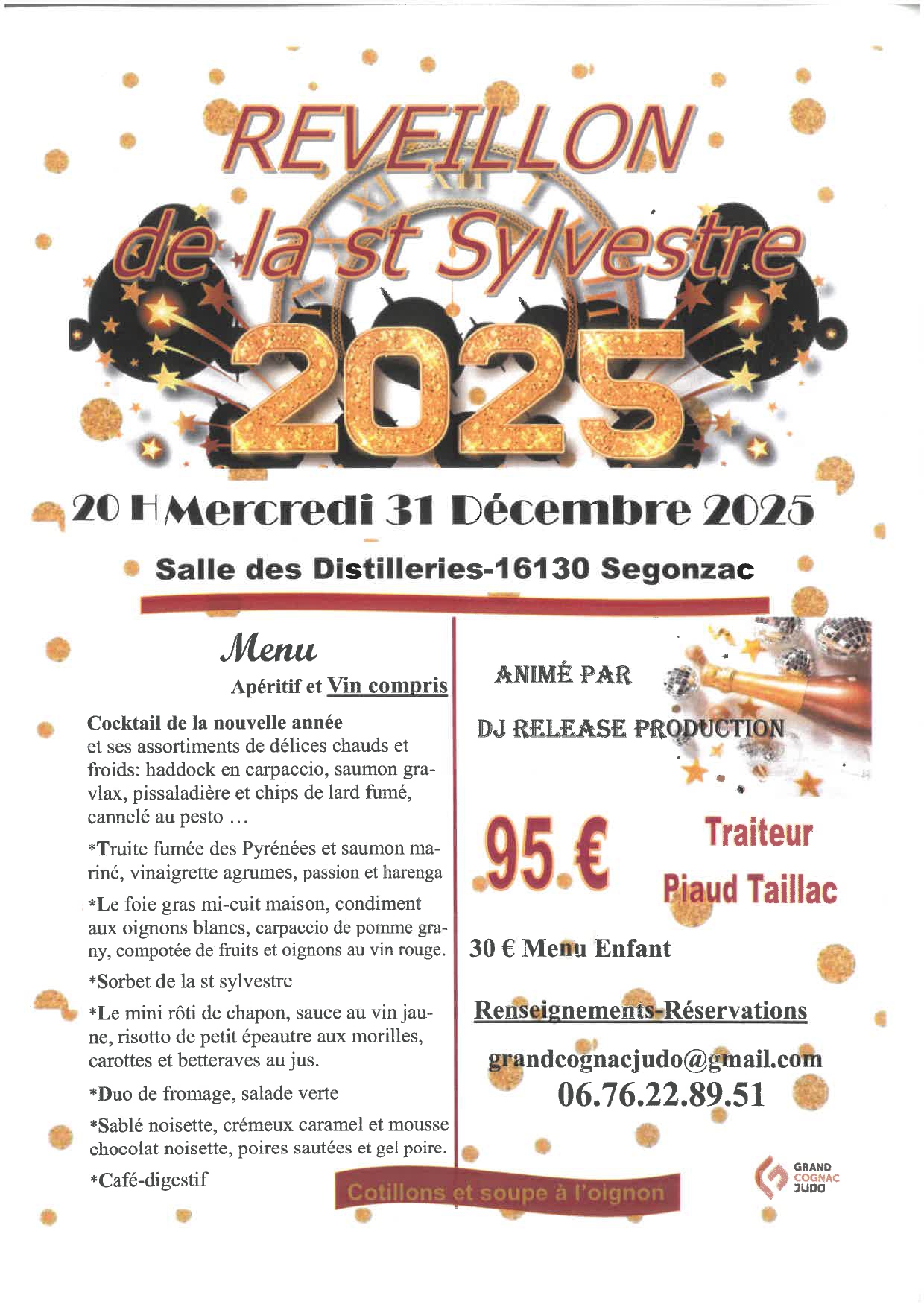 Réveillon de la St-Sylvestre 2025