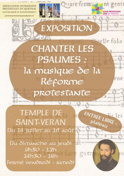 Singing the psalms: music of the Protestant Reformation' exhibition