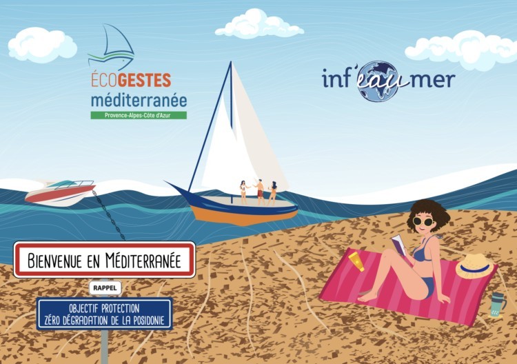 Campagne Inf'eau mer à la plage du Bestouan