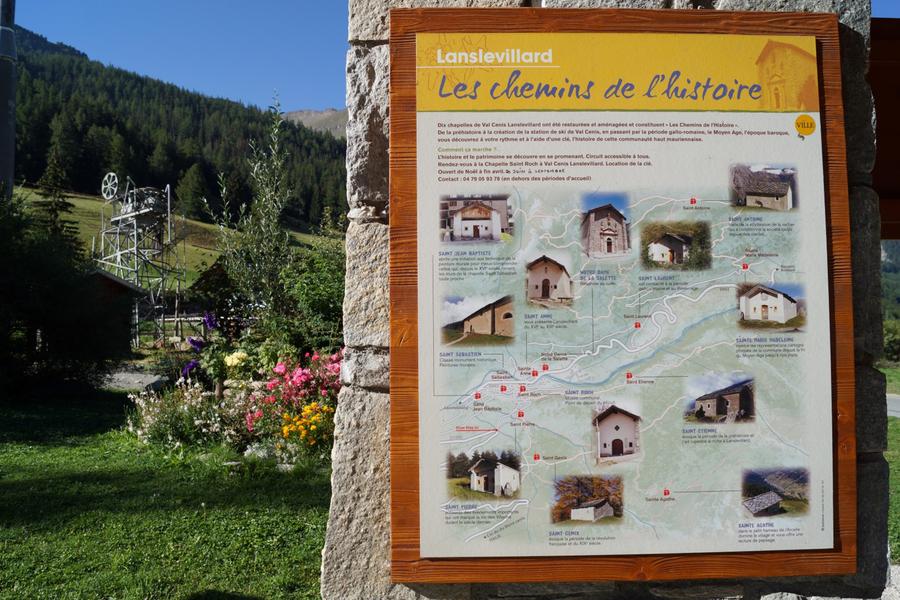 Plan du circuit des Chemins de l'Histoire