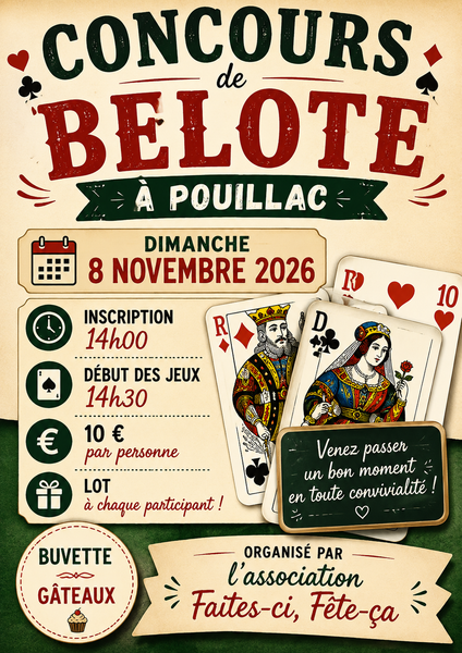 Concours de belote