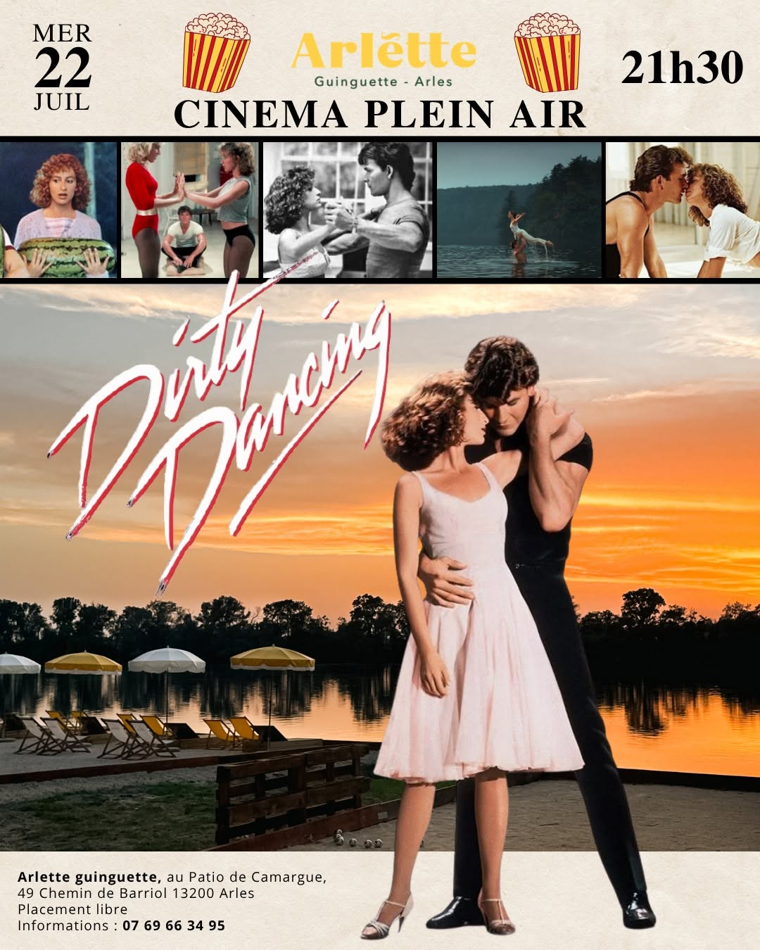 Dirty Dancing – Cinéma en plein air à Arlette Guinguette