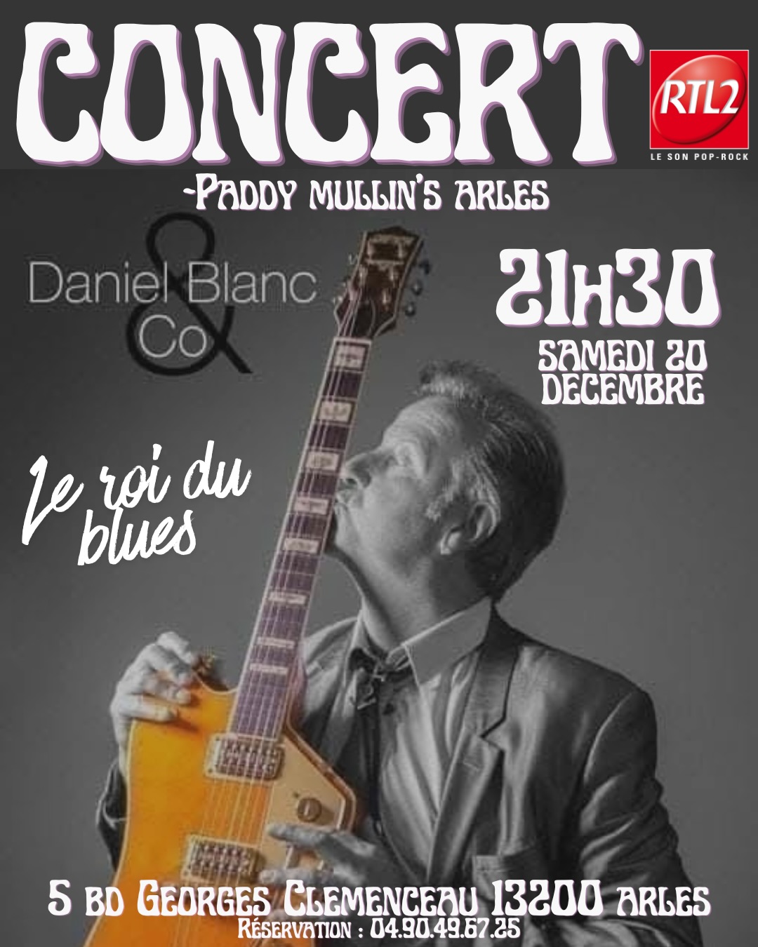 Daniel Blanc & Co concert at Paddy Mullin’s