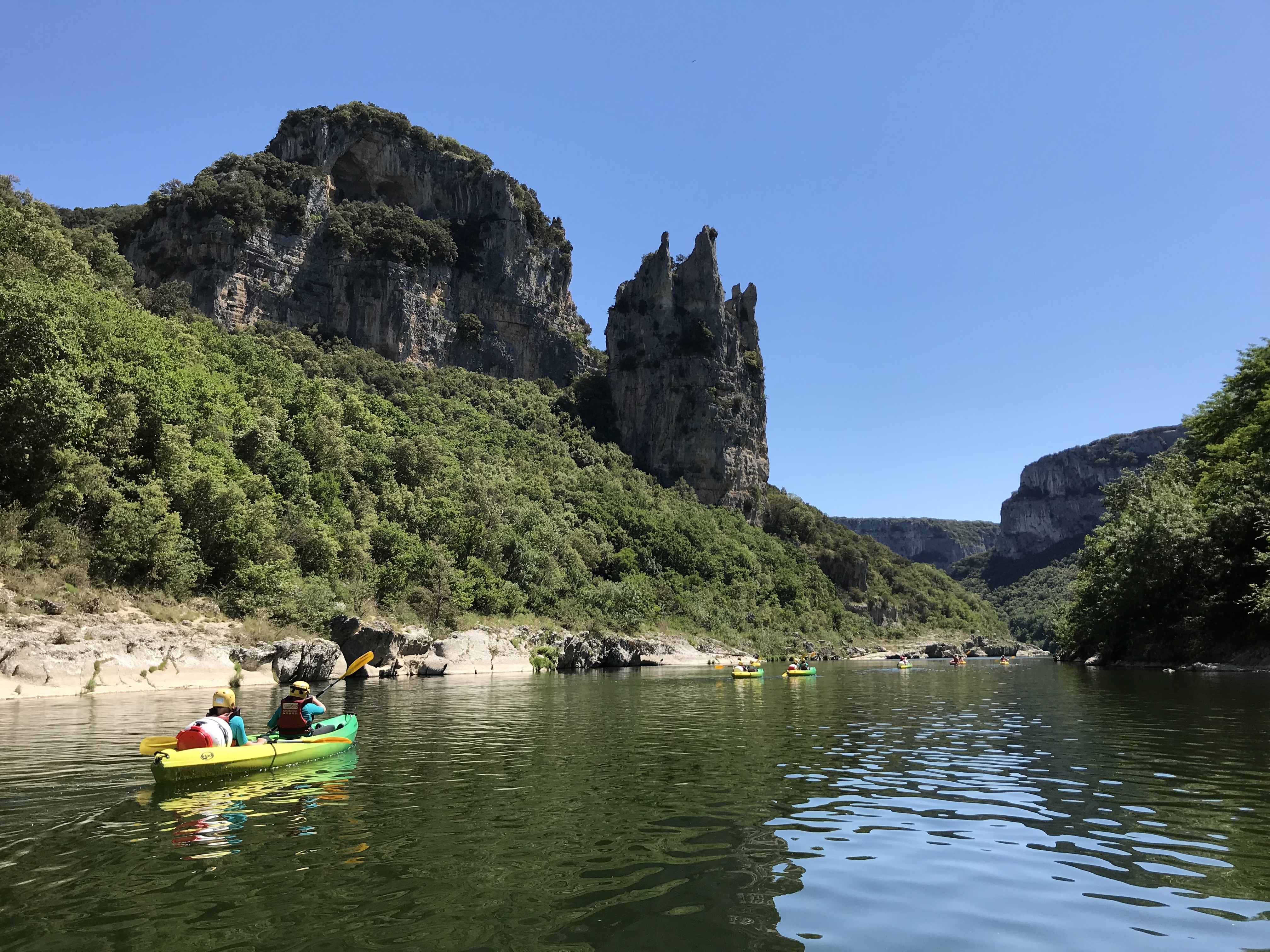 Activités sportives : Canoë encadré - Immersion Bivouac dans les Gorges 2 jours / 1 nuit avec Kayacorde