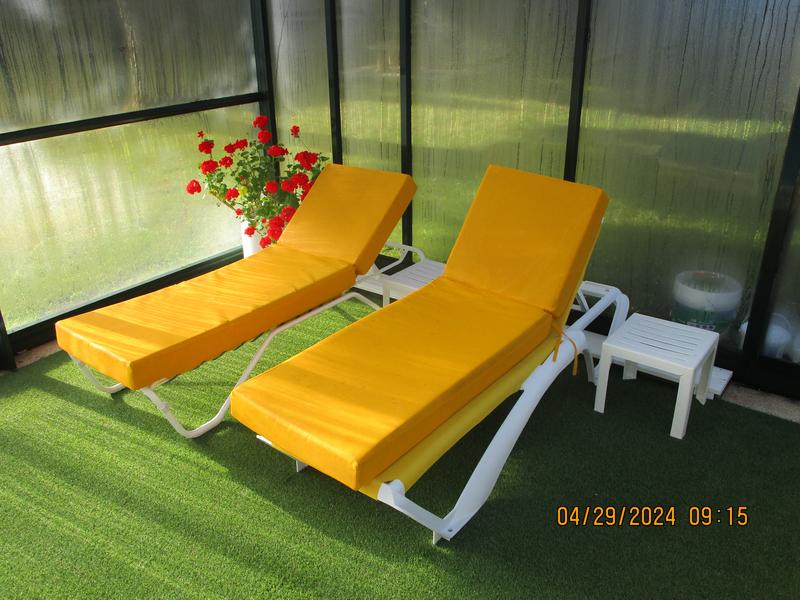 Transats piscine