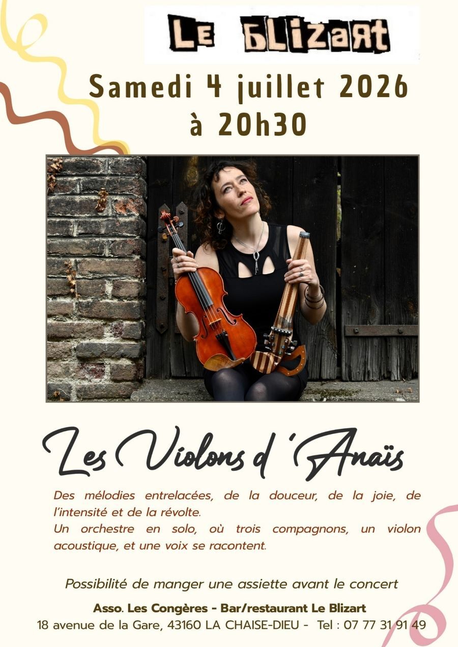Concert  "Les Violons d'Anaïs"